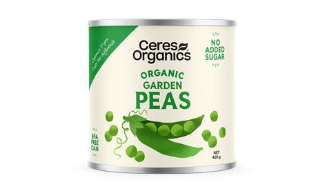 Organic Garden Peas