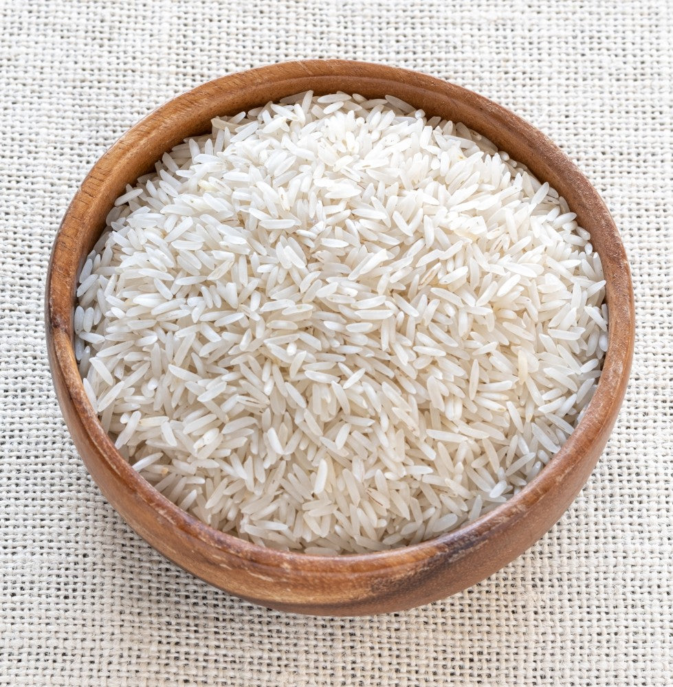 Organic Basmati Rice, white