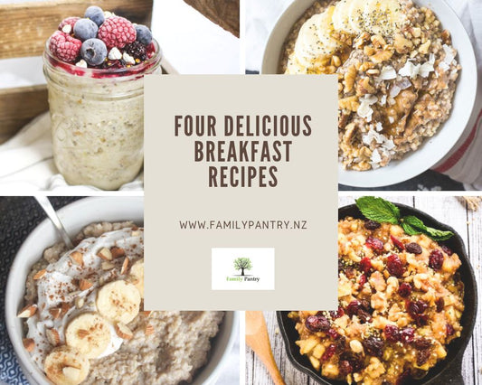 Four Wholesome & Delicious Breakfast Recipes