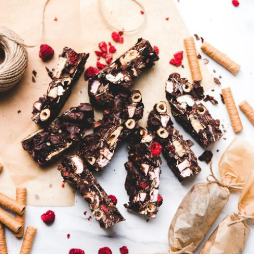 Coconut Roll And Almond Rocky Road