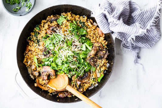 Creamy Millet & Mushroom Risotto