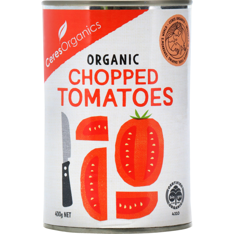 Ceres Organics Chopped Tomatoes, 400g