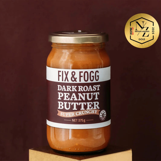 FIx & Fogg Dark Roast Super Crunchy Peanut Butter 375g