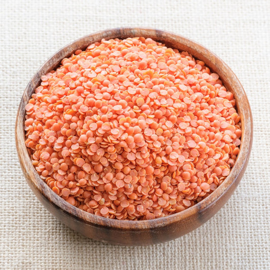 Organic Red Lentils, split