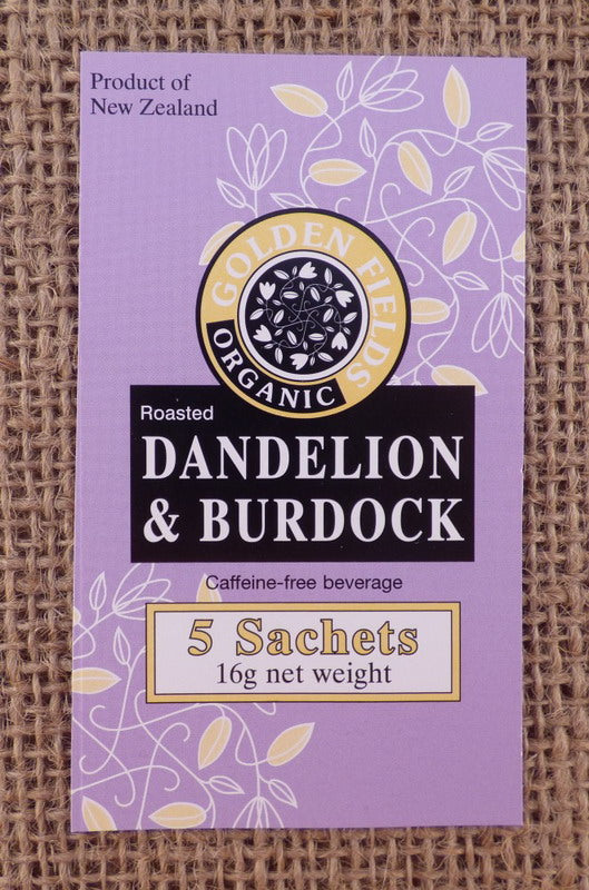 Golden Fields Dandelion & Burdock, 5 sachets