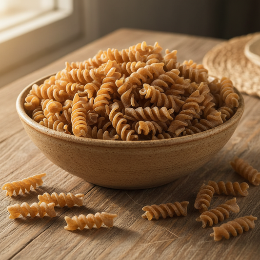 Organic Whole Wheat Fusilli Pasta – Italian, High Fibre & Certified Organic